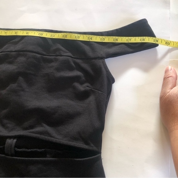 Silent + Noise Urban Outfitters Cut Out Ponte Off The Shoulder Mini Dress Size S - Picture 7 of 14